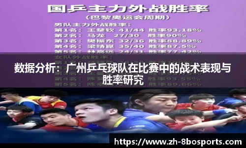 数据分析：广州乒乓球队在比赛中的战术表现与胜率研究